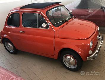Fiat 500 L d’ epoca versione lusso con tetto,pelle