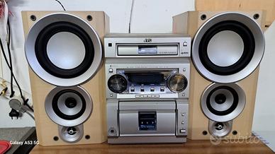 stereo con lettore cd e cassette 