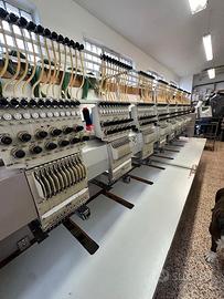 Macchina da ricamo 8 teste 12 aghi capo chiuso