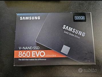 SSD Samsung 860 EVO 500GB Nuovo - SATA 2.5