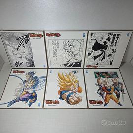 Set Completo 6 Shikishi Dragon Ball - Star Comics