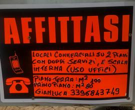 Locali uso ufficio piano terra e primo piano