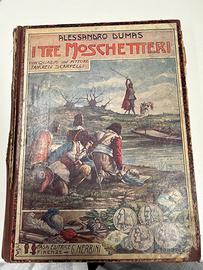 Libro – I Tre Moschettieri – G. Nerbini vintage
