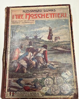 Libro – I Tre Moschettieri – G. Nerbini vintage