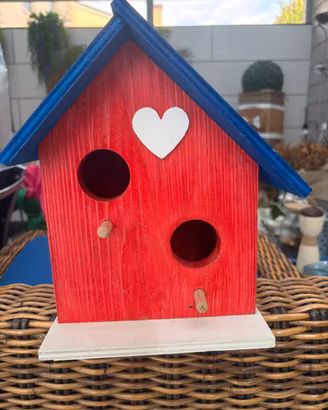Casette per Uccelli Decorative in Legno