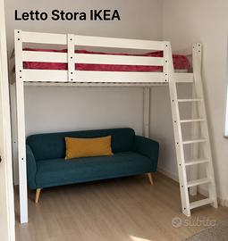 LETTO A SOPPALCO MODELLO STORA IKEA cm 140 per 200
