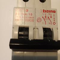 Interruttore Bticino magnetotermico 1P+N 10A