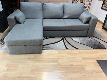Divano letto con contenitore made in Italy