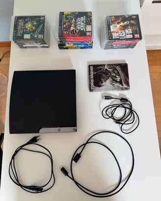 Bundle PS3 Slim + 17 Giochi