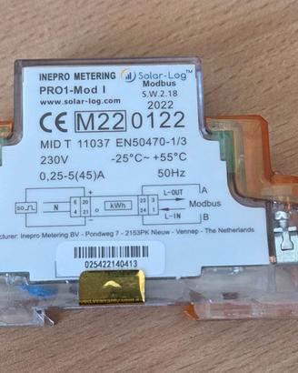 Solar-Log PRO1 CONTATORE MONOFASE