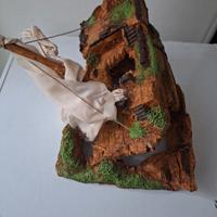 decorazione  per acquari nuovi mezza nave