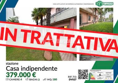 VILLA CON GIARDINO E BOX LIBERA SU 4 LATI !!!