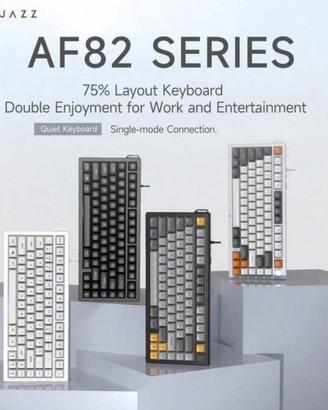 AJAZZ AF82 Tastiera Wired 75% 82 Tasti