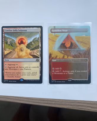 2x sunbillow verge confine della solarena mtg