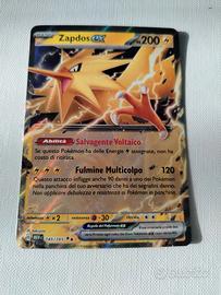 Carta Pokemon ZAPDOS EX originale