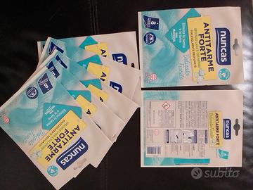 Nuncas foglietti antitarme per armadi