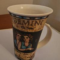 Tazza collezionismo simbolo Gemelli ceramica