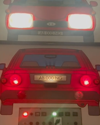 Pannello didattico autoscuola