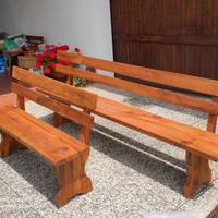 Panchine artigianali in legno