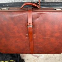 Valigia in cuoio anni 60