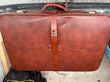 Valigia in cuoio anni 60