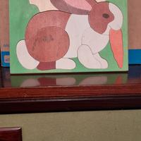 Puzzle in legno Coniglietto