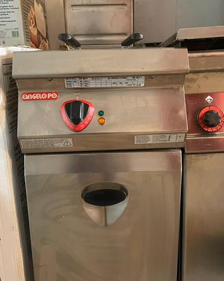 Friggitrice a gas, piastra elettrica, griglia