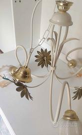 lmpadario classico,con tre bocce