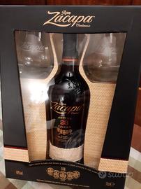 ZACAPA RUM 23 ANNI con 2 bicchieri