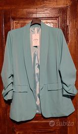 blazer taglia unica color Tiffany 