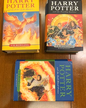 Harry Potter Prima edizione 3 libri