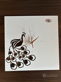 Orologio con pavone e Swarovski