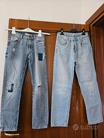 Due paia Jeans moda  blu