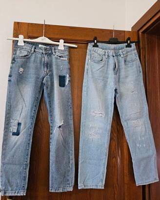 Due paia Jeans moda  blu