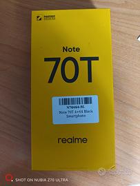 Smartphone Realme note 70T nero