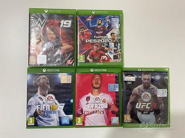 Set 5 Giochi Xbox one, compatibili xbox  series x