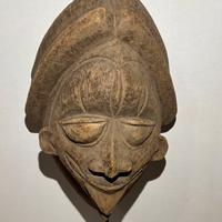 Maschera africana rara antica 1900 Punu - Gabon