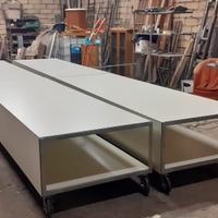 Banconi da Esposizione in Ferro con Ruote