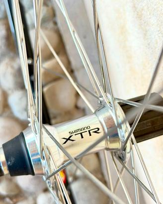 Ruote 26 XTR M910 FIR W400 MTB + sganci xtr