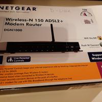 Modem/Router Netgear N150 ADSL2+ WiFi