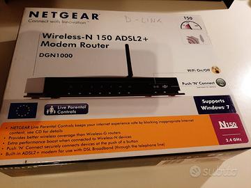 Modem/Router Netgear N150 ADSL2+ WiFi