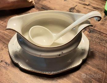 Salsiera in porcellana bavarese Tettau