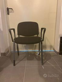 Sedie in stoffa oer ufficio