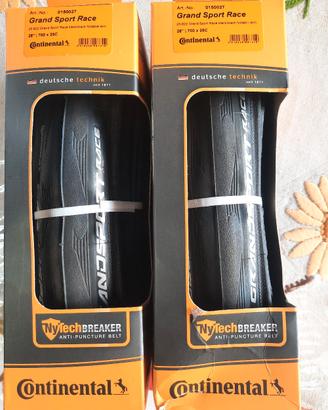 Copertoni Continental Grand Sport Race 700x25 e 23