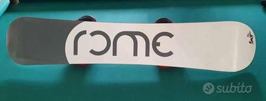Kit Snowboard Completo – Rome Vinyl 147 + Scarponi