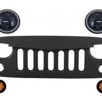 Grilla anteriore con fari a LED Cree Angel Eye and