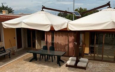 2 ombrelloni giardino