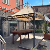 Gazebo in ferro battuto 4x3