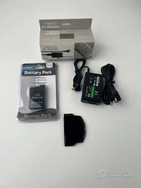 Batteria 3600mAh + Caricabatterie + Coperchio PSP