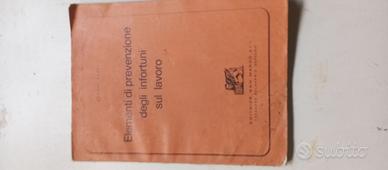 Librettino  su Prevenzione infortuni sul lavoro